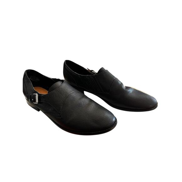 Nine West Women's Black Leather Low Heeled Casual Preppy Dress Shoes Size 8.5 M - Picture 5 of 15